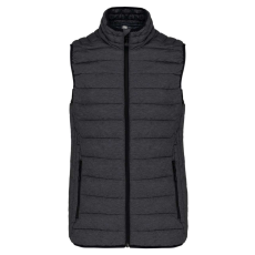 KARIBAN Női ultrakönnyű mellény, Kariban KA6114, Marl Dark Grey-L
