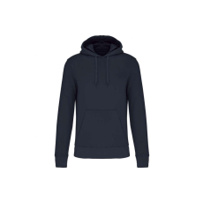 KARIBAN organikus féfi kapucnis pulóver KA4027, Deep Blue-XL