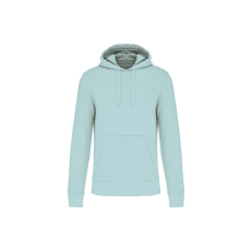KARIBAN organikus féfi kapucnis pulóver KA4027, Ice Mint-2XL
