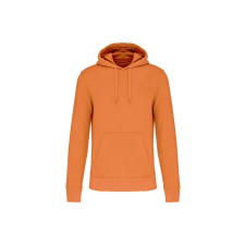 KARIBAN organikus féfi kapucnis pulóver KA4027, Light Orange-2XL férfi pulóver, kardigán