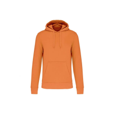 KARIBAN organikus féfi kapucnis pulóver KA4027, Light Orange-2XL férfi pulóver, kardigán