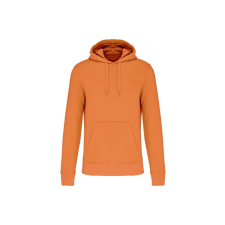 KARIBAN organikus féfi kapucnis pulóver KA4027, Light Orange-5XL férfi pulóver, kardigán