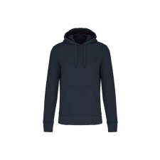 KARIBAN organikus féfi kapucnis pulóver KA4027, Navy-XL férfi pulóver, kardigán