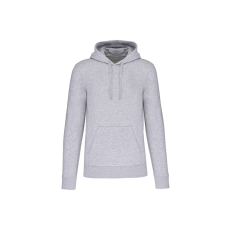KARIBAN organikus féfi kapucnis pulóver KA4027, Oxford Grey-5XL