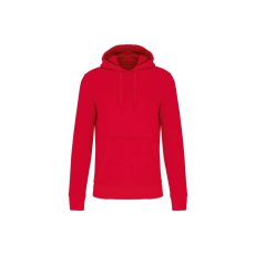 KARIBAN organikus féfi kapucnis pulóver KA4027, Red-3XL