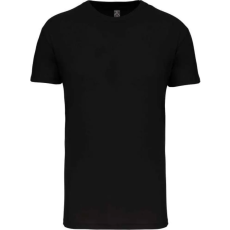 KARIBAN organikus rövid ujjú férfi póló KA3025IC, Black-2XL