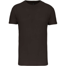 KARIBAN organikus rövid ujjú férfi póló KA3025IC, Dark Khaki-XL