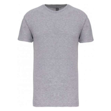 KARIBAN organikus rövid ujjú férfi póló KA3025IC, Oxford Grey-5XL férfi póló
