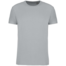 KARIBAN organikus rövid ujjú férfi póló KA3025IC, Snow Grey-M