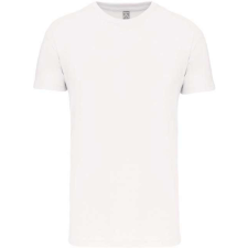 KARIBAN organikus rövid ujjú férfi póló KA3025IC, White-L férfi póló