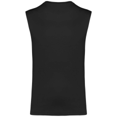 KARIBAN organikus széles vállú ujjatlan férfi póló KA3022IC, Black-XL