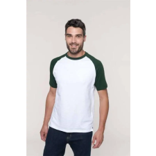 KARIBAN Póló Kariban baseball férfi (100%pamut 165g/m2) aqua blue/white, XL munkaruha
