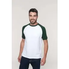 KARIBAN Póló Kariban baseball férfi férfi (100%pamut 165g/m2) slate grey/black, 2XL