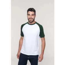 KARIBAN Póló Kariban baseball férfi férfi (100%pamut 165g/m2) white/navy, L munkaruha