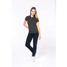 KARIBAN Póló Kariban Brooke galléros női női (95%pamut 5%elasztán 220g/m2) navy, XS