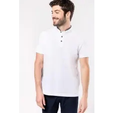 KARIBAN Póló Kariban férfi, black/oxford grey, 2XL munkaruha