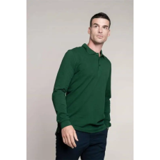 KARIBAN Póló Kariban férfi hosszú újju (100% pamut) light royal blue, M