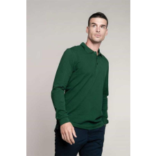 KARIBAN Póló Kariban férfi hosszú újju férfi (100% pamut) yellow, XL munkaruha