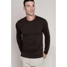 KARIBAN Póló Kariban férfi hosszú ujjú kerek nyakú férfi (180g/m2) light sand, 2XL
