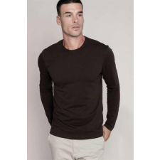 KARIBAN Póló Kariban férfi hosszú ujjú kerek nyakú férfi (180g/m2) navy, XL munkaruha