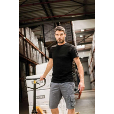 KARIBAN Póló Kariban férfi rövid ujjú kerek nyakú férfi, yellow, S