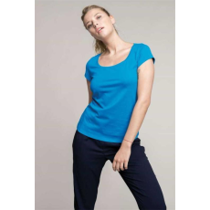 KARIBAN Póló Kariban női rövid ujjú női (100%pamut 180g/m2) tropical blue, 3XL