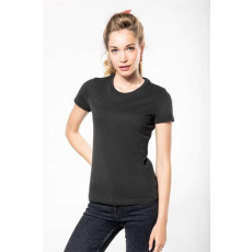 KARIBAN Póló Kariban rövid ujjú női, vintage charcoal, 2XL