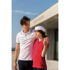 KARIBAN Pólóing Kariban női rövid ujjú női, white/navy, XS