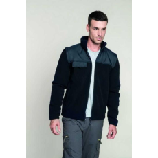 KARIBAN Pulóver Designed To Work 2:1 kariban cipzáras unisex (100%poliészter 400g/m2) forest green, L