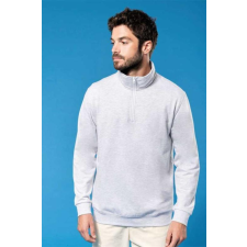 KARIBAN Pulóver Kariban férfi, dark grey, XL munkaruha