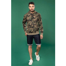 KARIBAN Pulóver Kariban férfi férfi, grey camouflage, XL munkaruha