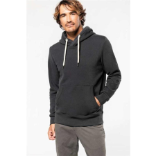 KARIBAN Pulóver Kariban férfi, slub grey heather, XL munkaruha