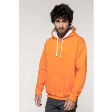 KARIBAN Pulóver Kariban kapucnis férfi, oxford grey/navy, XL munkaruha