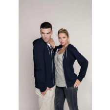 KARIBAN Pulóver Kariban könnyű pamut unisex, navy, XL munkaruha