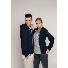 KARIBAN Pulóver Kariban könnyű pamut unisex, oxford grey, XS