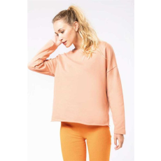 KARIBAN Pulóver Kariban női, light grey heather, L/XL