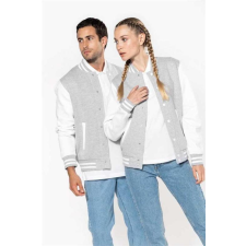 KARIBAN Pulóver Kariban unisex, oxford grey/black, XS munkaruha