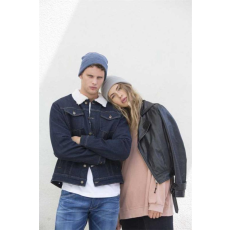 KARIBAN Sapka K-up kötött dupla rétegű unisex (100%akril 280g/m2) white, U