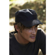 KARIBAN Sapka Kariban katonai stílusú 3 paneles (100%pamut) black munkaruha