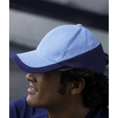 KARIBAN Sapka Kariban Racing 6 paneles (100%pamut 260g/m2) ice blue/denim