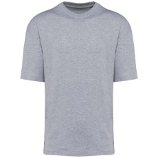 KARIBAN szélesebb szabású unisex környakas póló KA3008, Oxford Grey-3XL