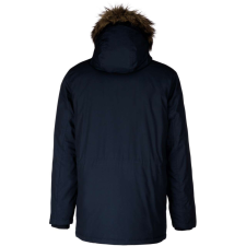 KARIBAN téli kapucnis bélelt férfi kabát KA621, Navy-XL férfi kabát, dzseki