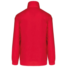 KARIBAN unisex rejtett kapucnis széldzseki hálós béléssel KA632, Red-2XL férfi kabát, dzseki