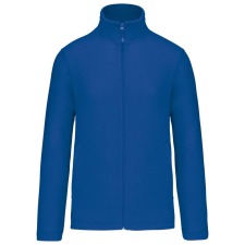 KARIBAN Uniszex cipzáras mikropolár pulóver, Kariban KA9102, Royal Blue-S férfi pulóver, kardigán