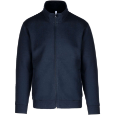 KARIBAN Uniszex cipzáras pulóver, Kariban KA472, Navy-4XL férfi pulóver, kardigán