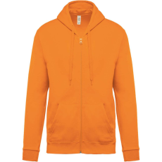 KARIBAN Uniszex cipzáros kapucnis pulóver, Kariban KA479, Orange-L