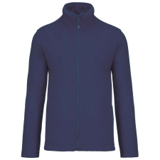 KARIBAN Uniszex FALCO cipzáras mikropolár pulóver, Kariban KA911, Deep Blue-4XL férfi pulóver, kardigán