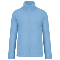 KARIBAN Uniszex FALCO cipzáras mikropolár pulóver, Kariban KA911, Sky Blue-L