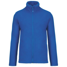 KARIBAN Uniszex FALCO cipzáras mikropolár pulóver, Kariban KA911, True Indigo-XL