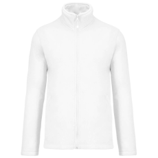 KARIBAN Uniszex FALCO cipzáras mikropolár pulóver, Kariban KA911, White-2XL